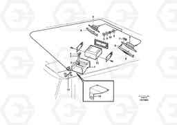 59432 Radio bracket. L150E S/N 6005 - 7549 S/N 63001 - 63085, Volvo Construction Equipment