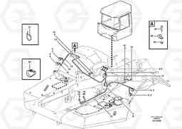 57525 Cable harnesses, front A25E, Volvo Construction Equipment