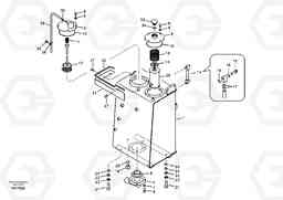 37704 Hydraulic oil tank ECR88 S/N 10001-14010, Volvo Construction Equipment