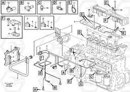 13779 Cable harness, engine EW140B, Volvo Construction Equipment