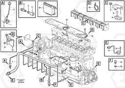 11921 Cable harness, engine EC160B, Volvo Construction Equipment