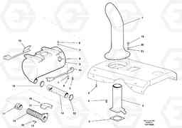 21149 Muffler and exhaust stack - D7 G900 MODELS S/N 39300 -, Volvo Construction Equipment