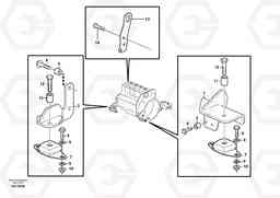 58248 Engine mounting L50E BRAZIL, S/N 71001 -, Volvo Construction Equipment