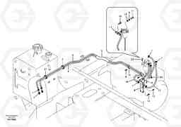 77541 Fuel pipe - Fuel tank EC55B, Volvo Construction Equipment