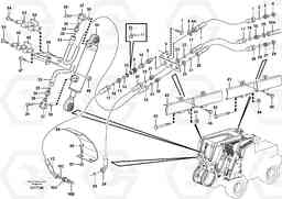 65383 Working hydraulics, lift arm L180E HIGH-LIFT S/N 5004 - 7398, Volvo Construction Equipment