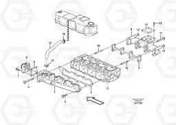 30722 Inlet manifold and exhaust manifold EC35C, Volvo Construction Equipment