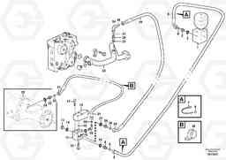 39562 Differential lock, hydraulic line L60E, Volvo Construction Equipment