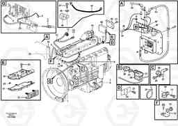 101334 Cable harness, electricaldistrib. unit - engine E-ECU L70E, Volvo Construction Equipment