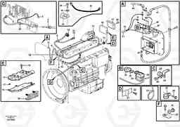101337 Cable harness, electricaldistrib. unit - engine E-ECU L60E, Volvo Construction Equipment
