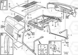 748 Engine hood A30D S/N 12001 - S/N 73000 - BRA, Volvo Construction Equipment