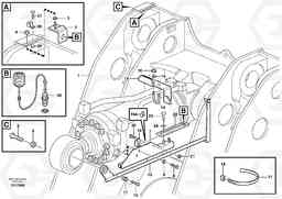 82180 Bucket positioner and boom kickout L180E S/N 5004 - 7398 S/N 62501 - 62543 USA, Volvo Construction Equipment