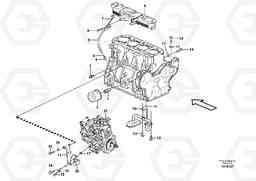 60473 Lubricating oil system MC80B S/N 71000 -, Volvo Construction Equipment