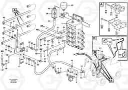 39044 Working hydraulics, tilt arm L180E HIGH-LIFT S/N 8002 - 9407, Volvo Construction Equipment