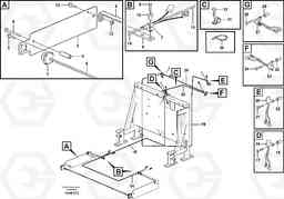 43015 Cable harness, fire extinguishing system, cab L110E S/N 1002 - 2165 SWE, 60001- USA,70201-70257BRA, Volvo Construction Equipment