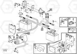 49042 Battery cable and main switch L110E S/N 1002 - 2165 SWE, 60001- USA,70201-70257BRA, Volvo Construction Equipment