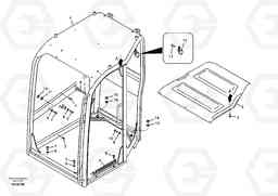34281 Cab mount ECR88 S/N 10001-14010, Volvo Construction Equipment