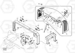 14841 Cowl frame, cover and hood EC55B, Volvo Construction Equipment