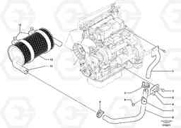 71346 Muffler ECR28 TYPE 601, Volvo Construction Equipment
