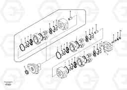 44590 Hydraulic gear pump for quickfit and rotator EC460B, Volvo Construction Equipment