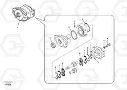 29966 Hydraulic gear pump for quickfit and rotator EC290B SER NO INT 13562- EU & NA 80001-, Volvo Construction Equipment