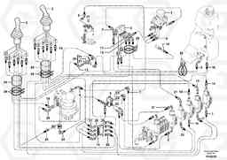 7532 Hydraulic circuit ( low pressure ) ECR38 TYPE 602, Volvo Construction Equipment