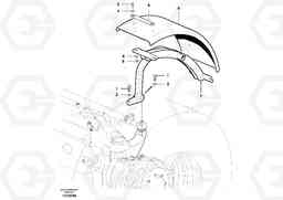 43746 Front fender G900 MODELS S/N 39300 -, Volvo Construction Equipment