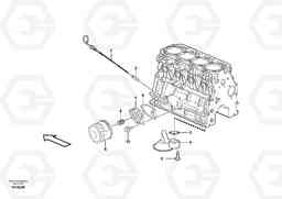 3231 Lubricating oil system EC45 TYPE 284, Volvo Construction Equipment