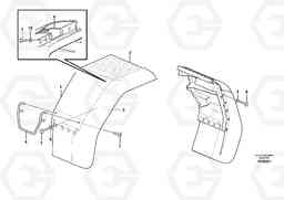 37175 Fender, rear L90E, Volvo Construction Equipment