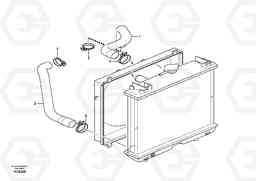 5850 Cooling circuit EC45 TYPE 284, Volvo Construction Equipment