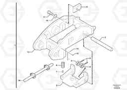 6395 Tool holder / mechanical control EC45 TYPE 284, Volvo Construction Equipment