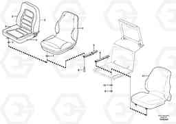 11088 Operator's seat MC90B, Volvo Construction Equipment
