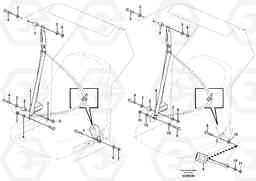 44642 Seat belt operator's seat MC110B S/N 71000 -, Volvo Construction Equipment