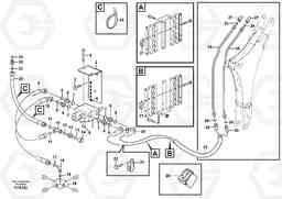 24694 Hydraulic attachment bracket digger BL61, Volvo Construction Equipment