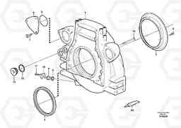 27139 Flywheel housing L180E S/N 8002 - 9407, Volvo Construction Equipment