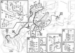 99629 Hydraulic system, attachment bracket. L220E SER NO 4003 - 5020, Volvo Construction Equipment