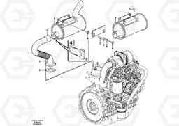 52549 Exhaust system MC60B, Volvo Construction Equipment