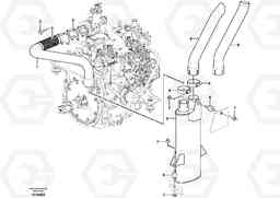 89674 Exhaust system MC110B, Volvo Construction Equipment