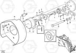 77173 Angle sensor, tilt L180E S/N 5004 - 7398 S/N 62501 - 62543 USA, Volvo Construction Equipment