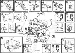 105996 Cable harness, engine ECU A30D S/N 12001 - S/N 73000 - BRA, Volvo Construction Equipment