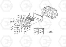 34329 Oil cooler G700B MODELS S/N 35000 -, Volvo Construction Equipment