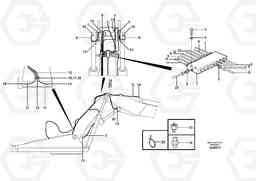 15033 Central lubrication, adjustable boom EW200B, Volvo Construction Equipment