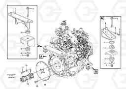 46534 Engine mounting MC80B S/N 71000 -, Volvo Construction Equipment