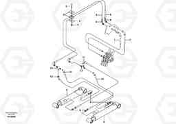 53026 Attachment tilt hydraulic circuits (w/o Self level valve) MC60B, Volvo Construction Equipment