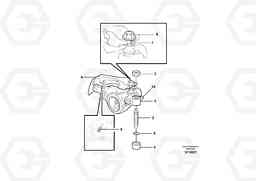 21967 Rocker arm L180E S/N 8002 - 9407, Volvo Construction Equipment