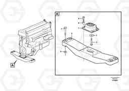 5919 Engine mounting L220E SER NO 4003 - 5020, Volvo Construction Equipment