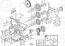 15536 Timing gear casing and gears L180E S/N 8002 - 9407, Volvo Construction Equipment