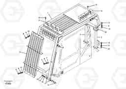 80568 Falling object guards EC210B APPENDIX FORESTRY VERSION, Volvo Construction Equipment