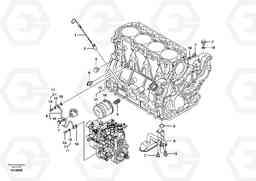 53381 Lubricating oil system ECR58, Volvo Construction Equipment