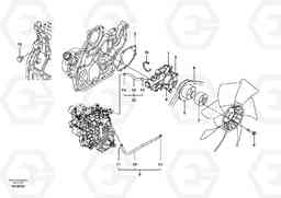 3108 Fan drive ECR58, Volvo Construction Equipment