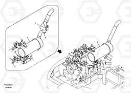 97045 Exhaust system ECR58, Volvo Construction Equipment
